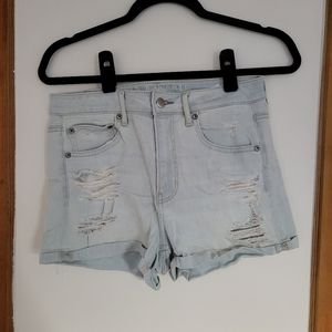 American Eagle Distressed Jean Shorts